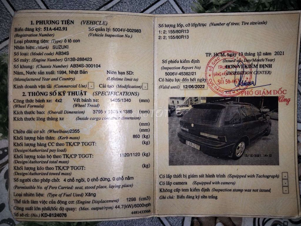 1994 - 999999 km. Mua bán Ô tô tại Thành phố Thủ Đức Tp Hồ Chí Minh được đăng bởi Nguyen Binh hình 3