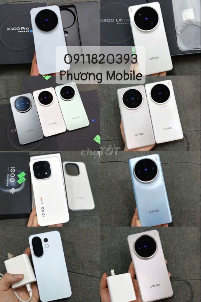 Vivo X300 Pro 512GB Trắng & Xanh fullbox đẹp keng. Mua bán Điện thoại tại Quận Tân Bình Tp Hồ Chí Minh được đăng bởi Phương Tech hình 1