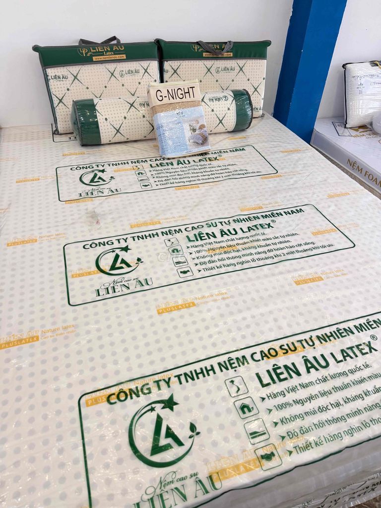Nệm Liên Âu Latex cao su thiên nhiên. Mua bán Giường, chăn ga gối nệm tại Quận Thanh Khê Đà Nẵng được đăng bởi Nguyễn Thị Bích Ngọc hình 1