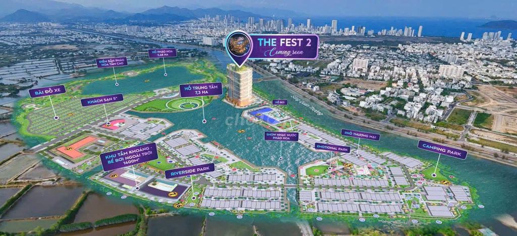 Апартаменты The Fest 2 Charmora Nha Trang 29,3м² – 1,583 млрд донгов