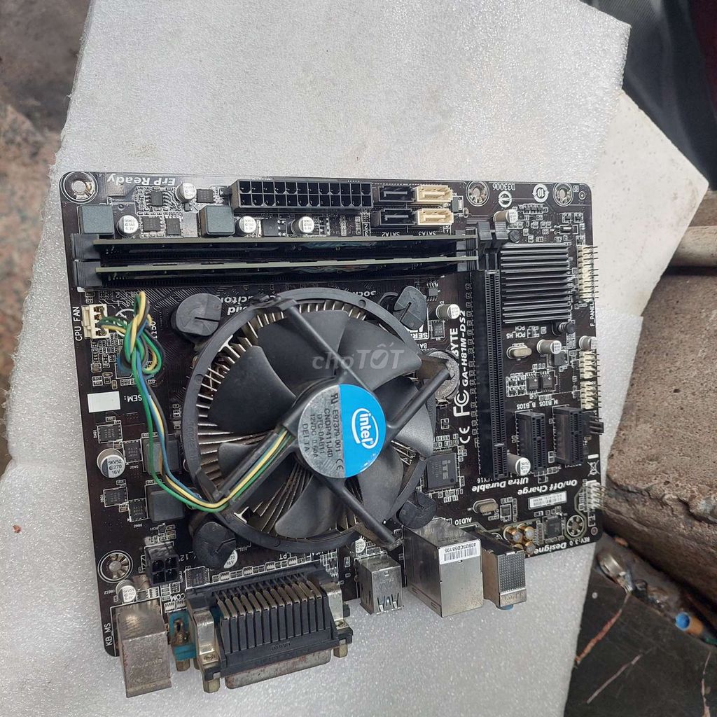 Mainboard Gigabyte H81 i5 4460 DDR3 8GB. Mua bán Linh kiện (RAM, Card...) tại Quận 11 Tp Hồ Chí Minh được đăng bởi hb computer hình 1