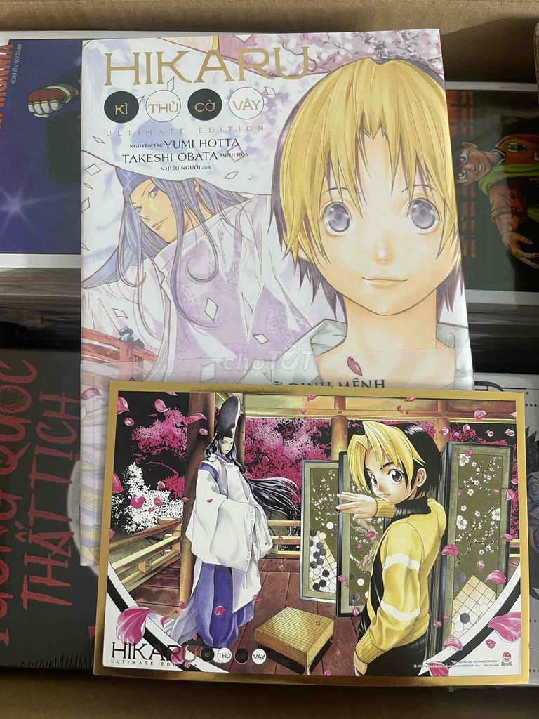 Hikaru - Kỳ thủ cờ vây bản Deluxe, đủ quà. Mua bán Sách tại Quận Hoàng Mai Hà Nội được đăng bởi Dũng cơ bắp hình 1