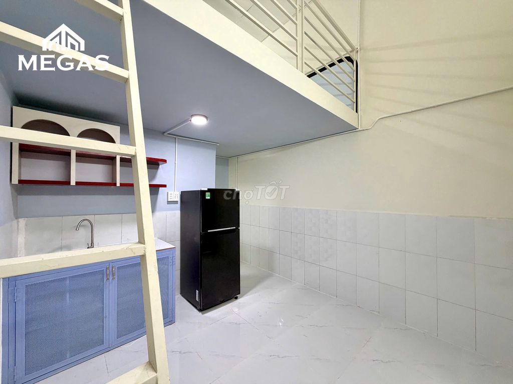 PHÒNG MỚI NGAY HUFLIT _ GÁC CAO 2M 2  _ SẴN NỘI THẤT MỚI 100% - ảnh 3