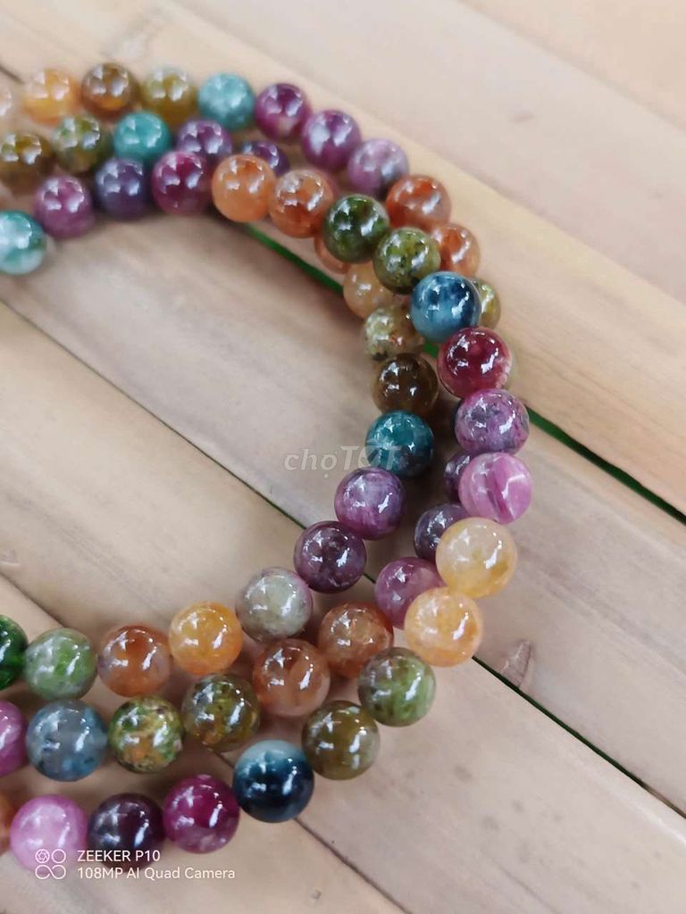 Tourmaline quấn tay 3 vòng