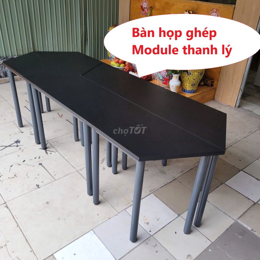 Bàn họp Gỗ công nghiệp Sắt Đen Hiện đại Thanh lý. Mua bán Đồ dùng văn phòng tại Quận 12 Tp Hồ Chí Minh được đăng bởi PHÚ NHÀN NỘI THẤT THANH LÝ SÀI GÒN hình 1
