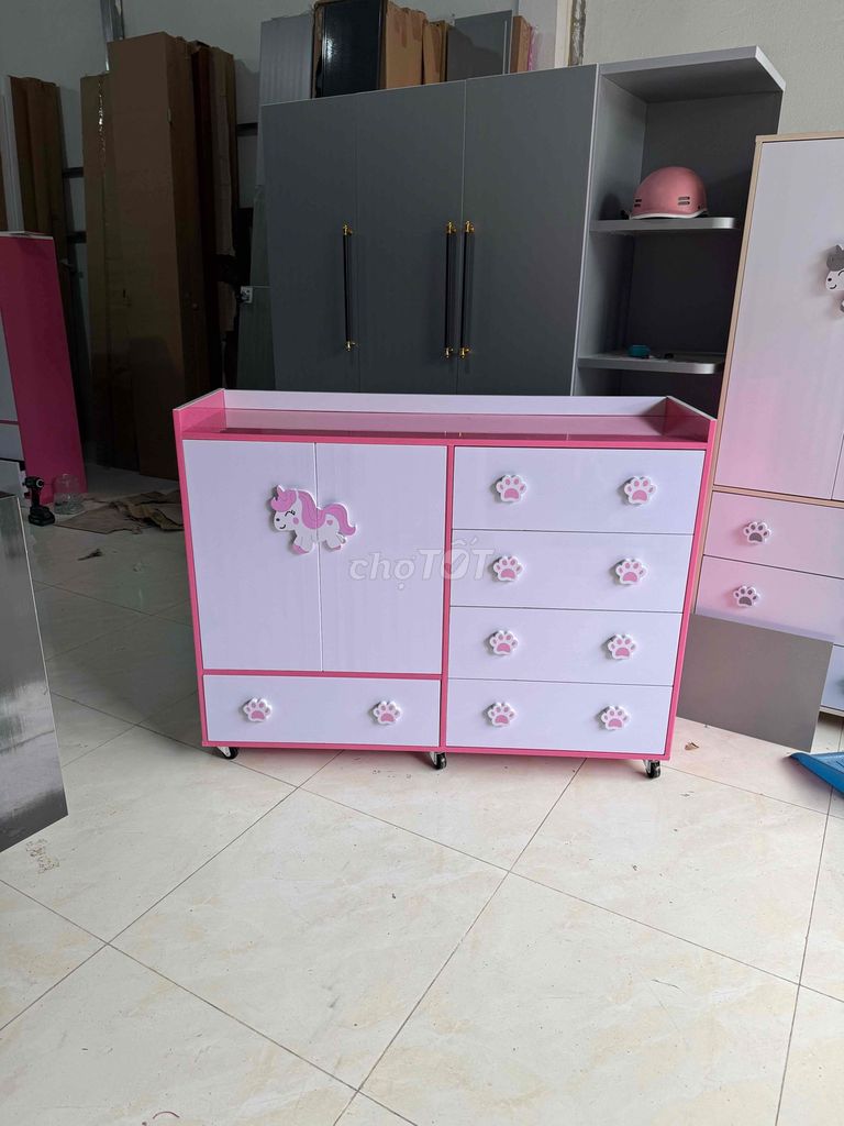 Tủ quần áo Nhựa Đài Loan Hồng, trắng bé gái. Mua bán Tủ, kệ gia đình tại Quận Gò Vấp Tp Hồ Chí Minh được đăng bởi đồ gỗ CN giá xưởng hình 1