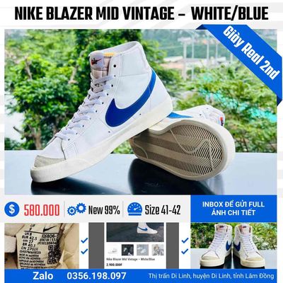 [CHÍNH HÃNG][Mới 99%] Nike Blazer Mid 77. new 3tr