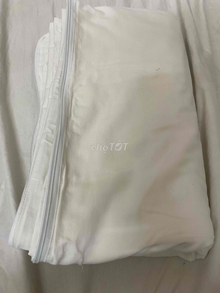 Vỏ chăn Trắng cho nhà nghỉ khách sạn 160x180cm. Mua bán Giường, chăn ga gối nệm tại Thành phố Bến Tre Bến Tre được đăng bởi Lê Ngô Gia Bảo hình 1