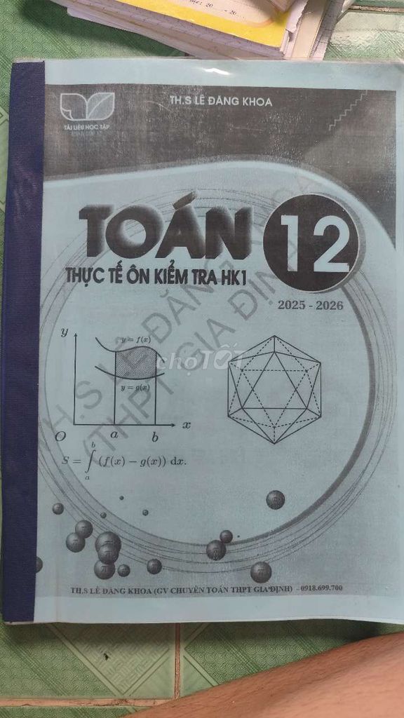 Sách tham khảo Toán Thực Tế Ôn Kiểm Tra HK1. Mua bán Sách tại Quận Bình Thạnh Tp Hồ Chí Minh được đăng bởi Kim Anh hình 1