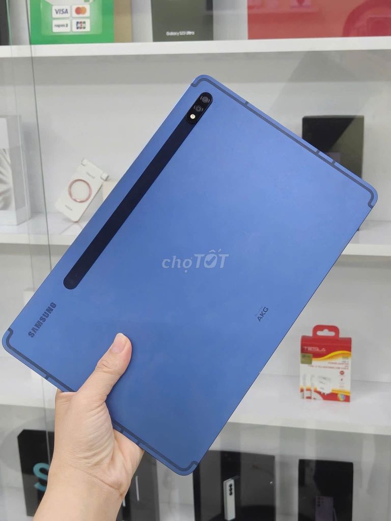 Samsung Galaxy Tab S7 128GB Xanh Có SIM 99%. Mua bán Máy tính bảng tại Quận 10 Tp Hồ Chí Minh được đăng bởi Hội Đồ Điện Tử hình 1