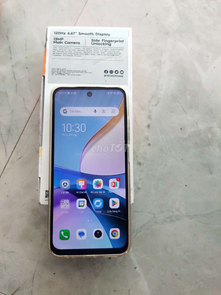 Tecno Spark GO 1 64GB Trắng. Mua bán Điện thoại tại Thị xã Long Mỹ Hậu Giang được đăng bởi do cu hình 1
