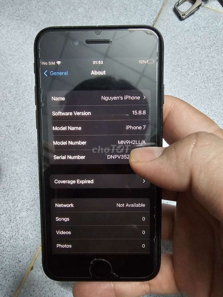 IPhone 7 128GB zin full chức năng. Mua bán Điện thoại tại Quận Gò Vấp Tp Hồ Chí Minh được đăng bởi DN hình 1