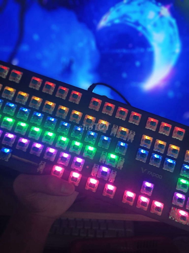 Bàn phím cơ Rapoo V500SE Đen Đã sử dụng. Mua bán Phụ kiện (Màn hình, Chuột...) tại Huyện Châu Đức Bà Rịa - Vũng Tàu được đăng bởi Anh Tùng Lưu Phạm hình 1