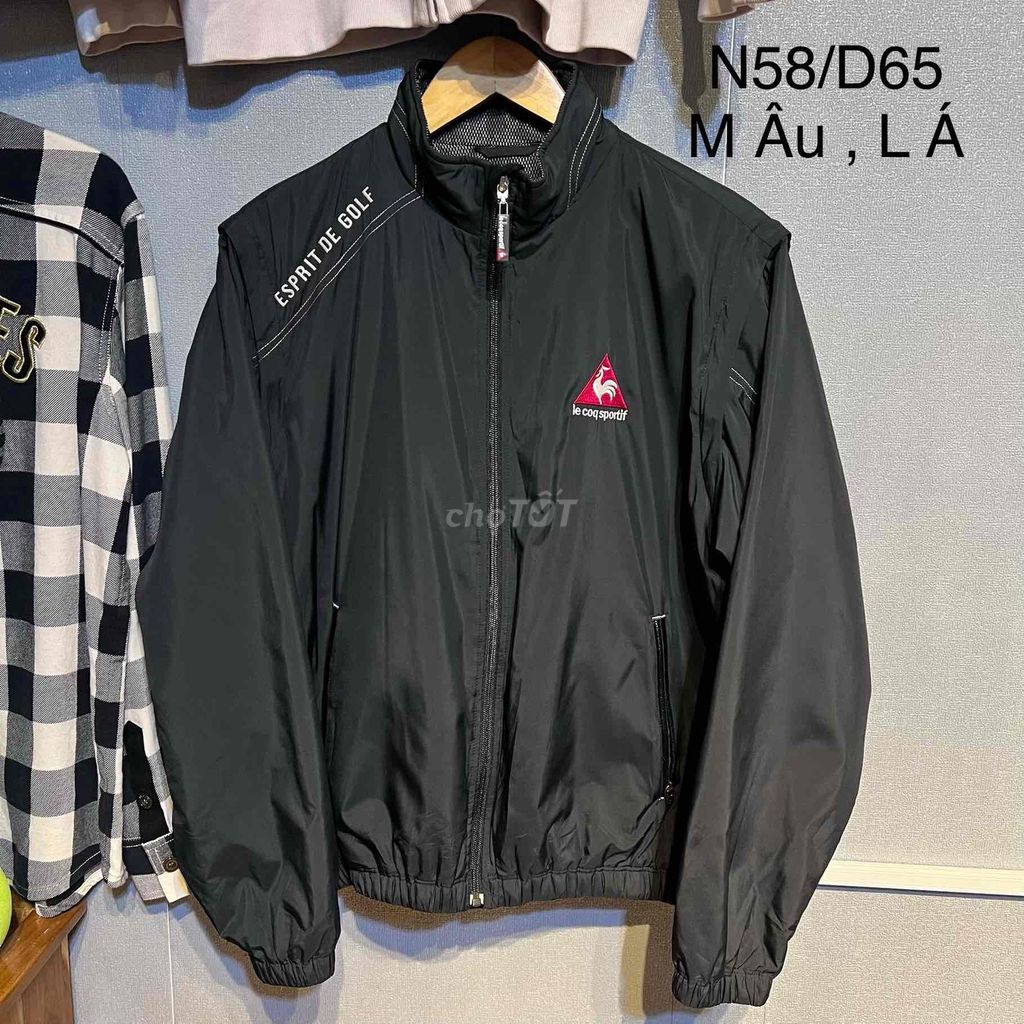 Áo khoác golf Le Coq Sportif đen M, L. Mua bán Quần áo tại Huyện Đức Trọng Lâm Đồng được đăng bởi Black 2hand  hình 1