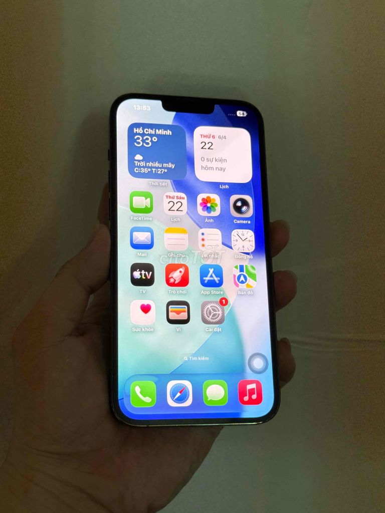 Apple iPhone 13 Pro Max 128GB Xanh lá Đã sử dụng. Mua bán Điện thoại tại Quận Cái Răng Cần Thơ được đăng bởi TÂM MOBILE hình 1