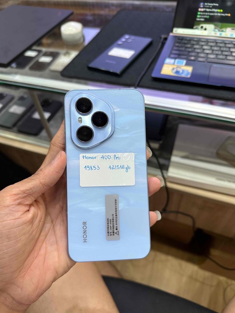 Honor 400 Pro 512GB Xanh Like new 99%. Mua bán Điện thoại tại Quận 5 Tp Hồ Chí Minh được đăng bởi Lê Đặng Minh Khang hình 1