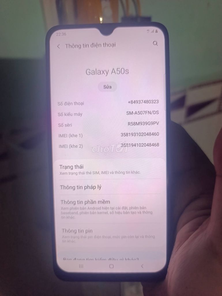 Samsung Galaxy A50s Trắng. Mua bán Điện thoại tại Quận 1 Tp Hồ Chí Minh được đăng bởi Hội Đồ Điện Tử hình 1