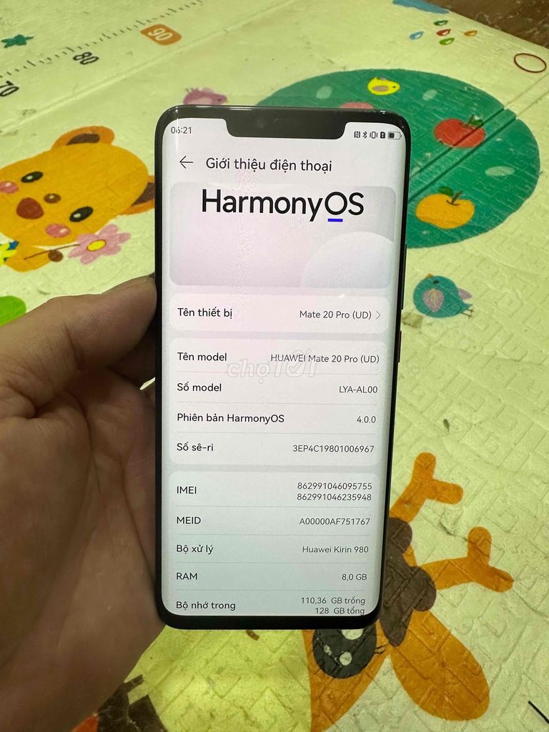 Huawei Mate 20 Pro 8/128GB Đen. Mua bán Điện thoại tại Quận Hoàng Mai Hà Nội được đăng bởi Yến Trang hình 1