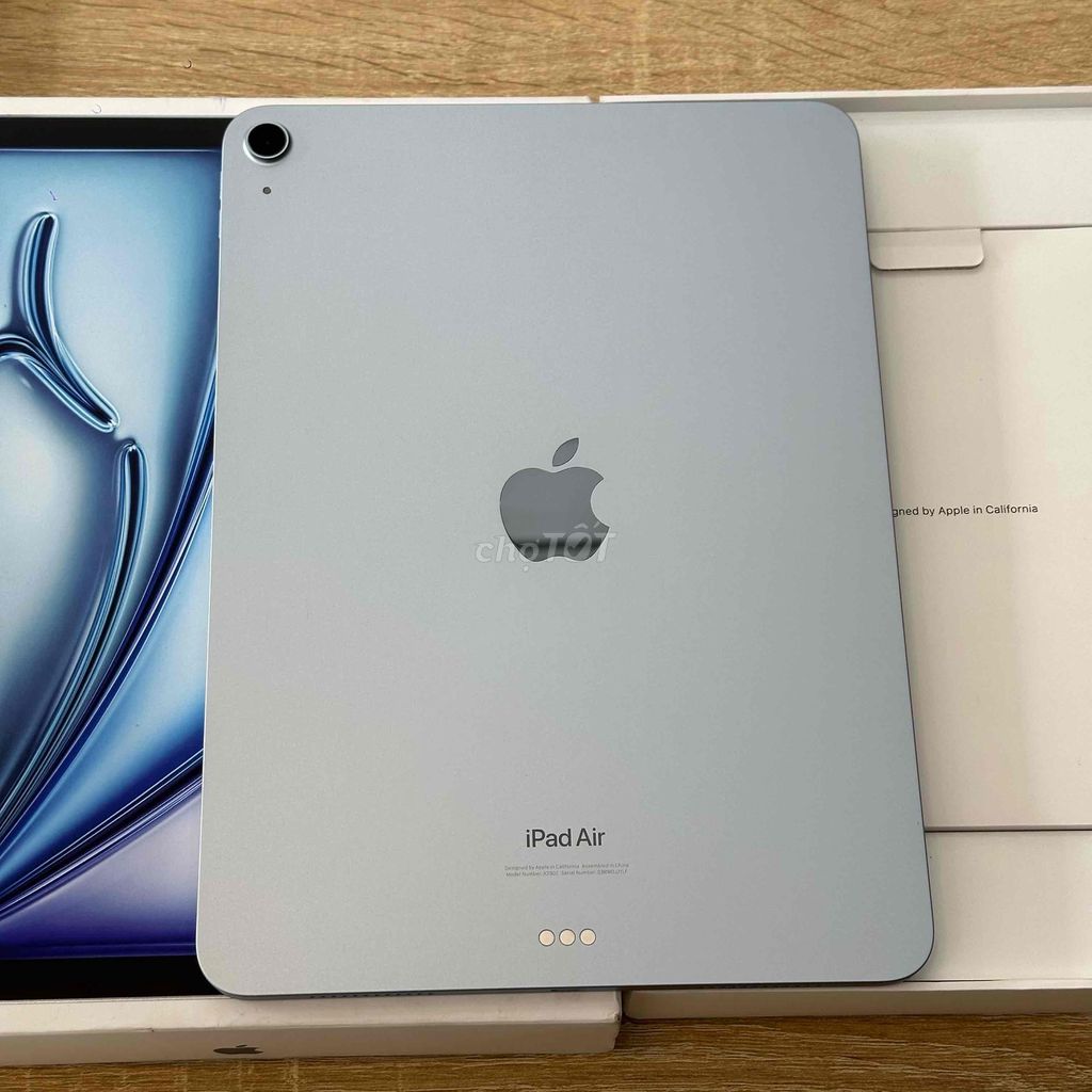 iPad Air 6 128Gb Wifi. Fullbox sạc 1 lần