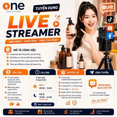 HOST LIVESTREAM BÁN HÀNG 