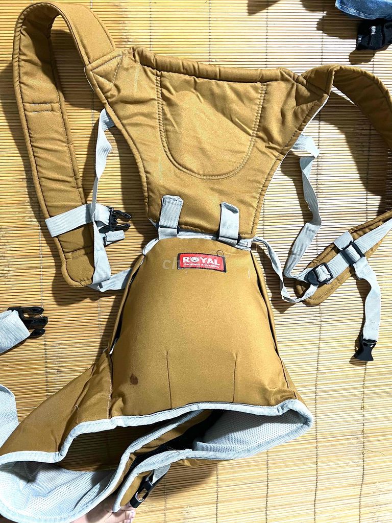 Địu em bé Royal Nâu Mềm mại. Mua bán Mẹ và bé tại Quận Thanh Khê Đà Nẵng được đăng bởi Meo meo hình 1