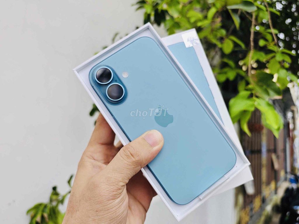 Iphone 16 128GB Xanh Mòng Két Sạc 9L Fullbox