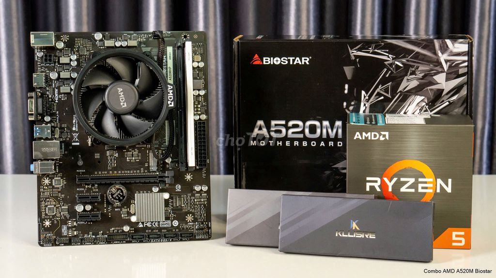 Combo AMD A520 + Ryzen 5 3400G BOX+ Ram 16GB + Tản. Mua bán Linh kiện (RAM, Card...) tại Quận 6 Tp Hồ Chí Minh được đăng bởi Trần Thành Đại hình 1