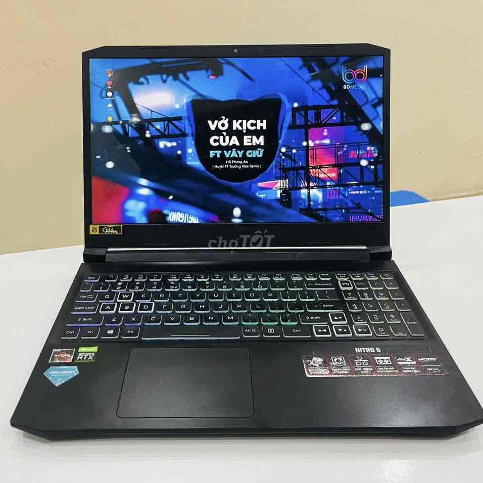 Acer Nitro AN515-45 Ryzen 7 16GB/512GB RTX 3060. Mua bán Laptop tại Quận Liên Chiểu Đà Nẵng được đăng bởi TT Center 603 Tôn Đức Thắng Hòa Khánh  hình 1