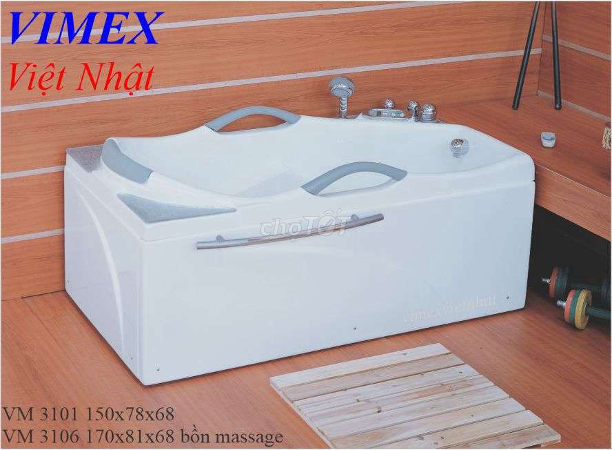 Bồn tắm massage VIMEX Việt Nhật IM 3101 Trắng. Mua bán Thiết bị vệ sinh, nhà tắm tại Huyện Nhà Bè Tp Hồ Chí Minh được đăng bởi Imex việt Nhật  hình 1