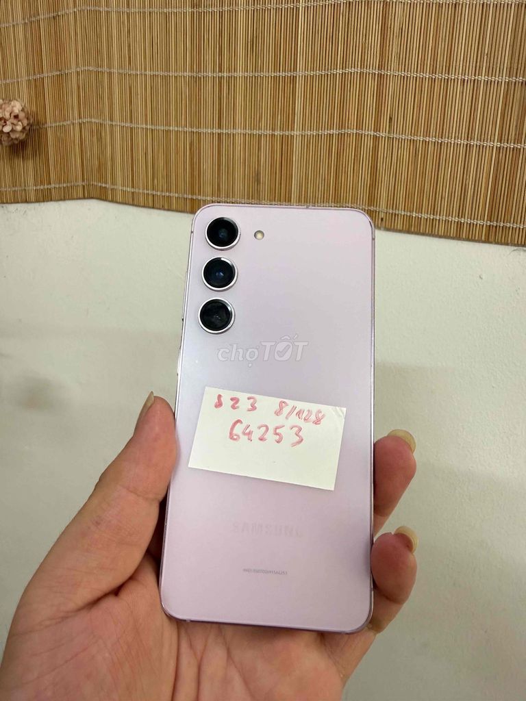 Samsung S23 8GB/128GB Tím nhạt Like New. Mua bán Điện thoại tại Quận Đống Đa Hà Nội được đăng bởi CHUNG Mobile hình 1