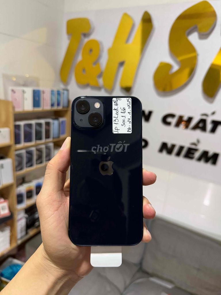 Iphone 13 Đen 128g Mới 100% sạc 1L nguyên zin áp