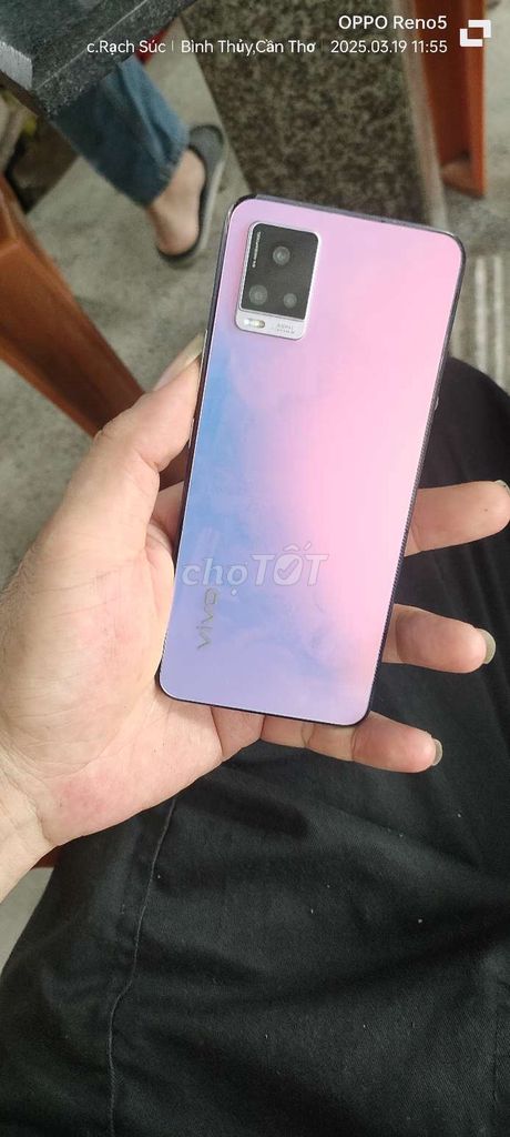 Vivo V20 ram 8+4/128 snap 720G.main zin màn zin