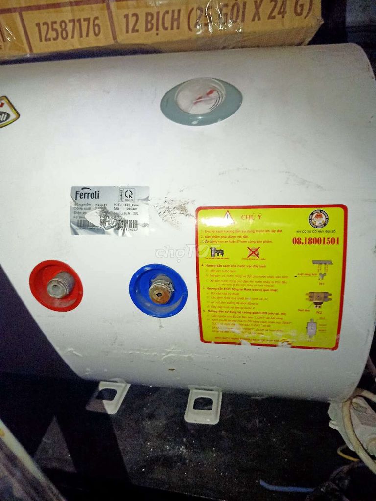 Bình nước nóng Ferroli AQUA STORE E 50L. Mua bán Thiết bị vệ sinh, nhà tắm tại Quận 7 Tp Hồ Chí Minh được đăng bởi thaiyen hình 1