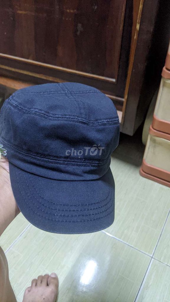 Mũ lưỡi trai Lacoste Cotton Xanh navy. Mua bán Phụ kiện thời trang khác tại Thành phố Phan Thiết Bình Thuận được đăng bởi Trung Thành hình 1
