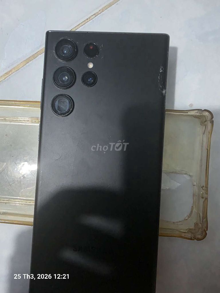 Samsung Galaxy S22 Ultra Đen lỗi màn. Mua bán Điện thoại tại Thành phố Thuận An Bình Dương được đăng bởi Lê Mạnh hình 1