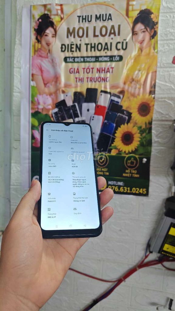 Realme Narzo 30A 64GB Đen. Mua bán Điện thoại tại Thành phố Huế Thừa Thiên Huế được đăng bởi T PLUS MOBILE MUA BÁN ĐIỆN THOẠI hình 1