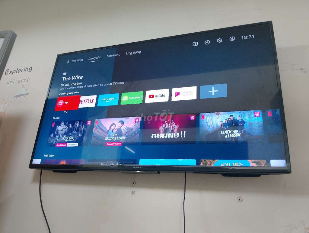 Tivi Sony 43 inch Đen Like New. Mua bán Tivi, Âm thanh tại Quận Cẩm Lệ Đà Nẵng được đăng bởi Anh Ron hình 1