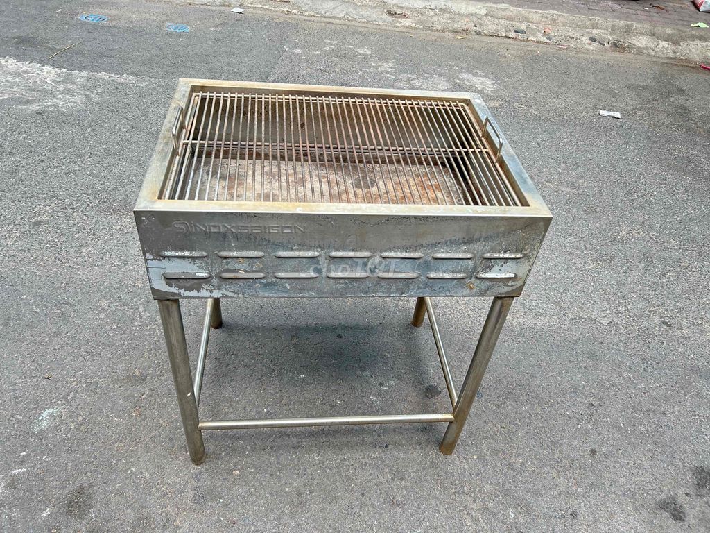 Bếp nướng than hoa Inox 50x70x80 cm. Mua bán Bếp, lò, đồ điện nhà bếp tại Quận Bình Thạnh Tp Hồ Chí Minh được đăng bởi Uyên Nhi hình 1