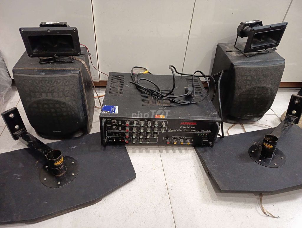 Bộ âm thanh Jarguar PA-203N Đen. Mua bán Tivi, Âm thanh tại Huyện Hoài Đức Hà Nội được đăng bởi Tuấn Vũ hình 1