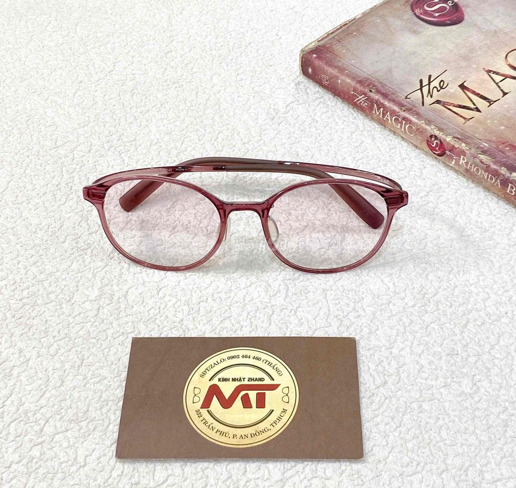 Gọng kính JINS UUF-23S-047 Acetate Hồng ruốc. Mua bán Phụ kiện thời trang khác tại Quận 5 Tp Hồ Chí Minh được đăng bởi Khưu Vương si Nhật hình 1