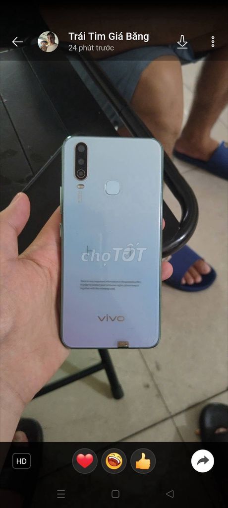 Vivo Y17 8GB/256GB Trắng. Mua bán Điện thoại tại Quận Tân Phú Tp Hồ Chí Minh được đăng bởi Hội Đồ Điện Tử hình 1