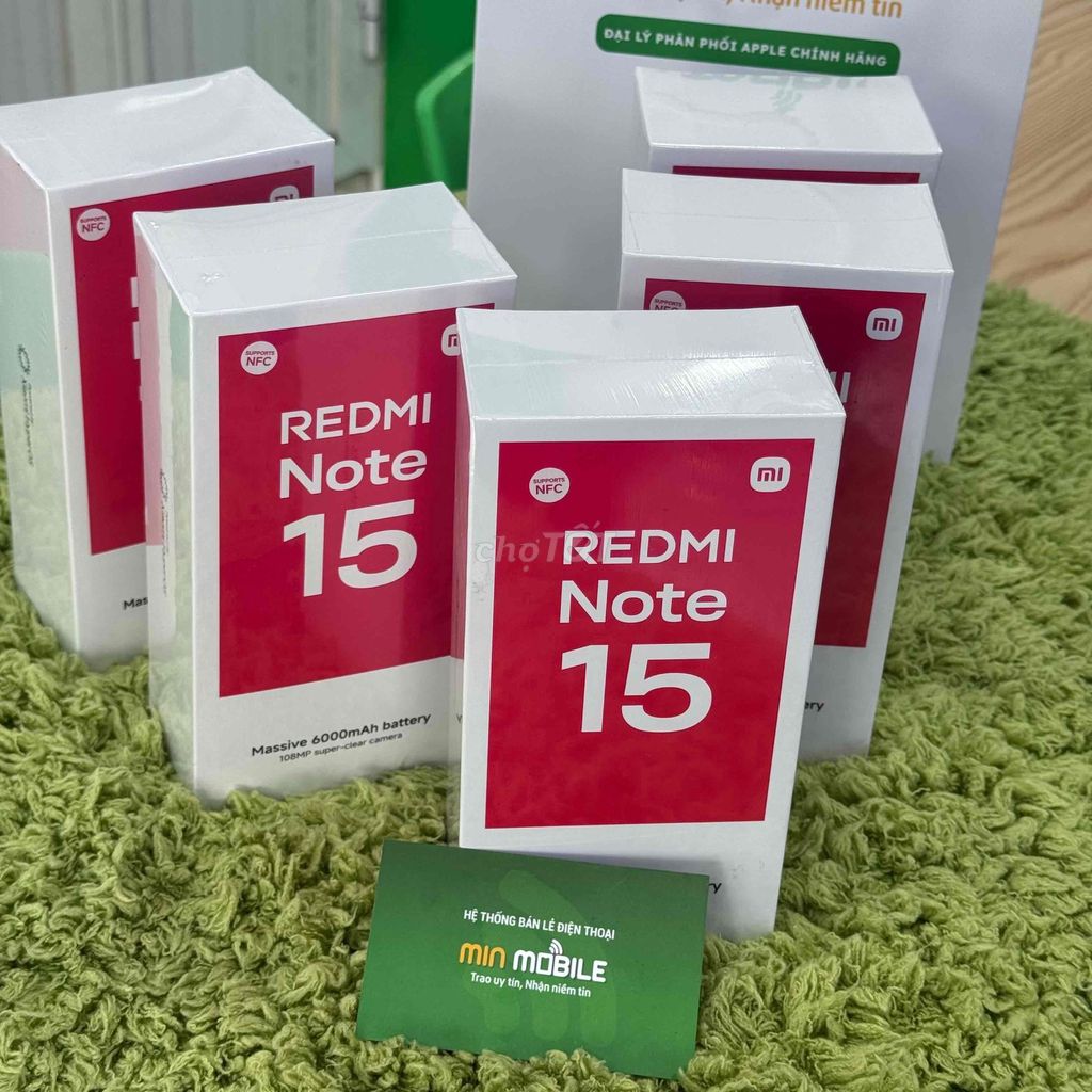 🔥 Redmi Note 15 NewSeal Đủ Màu Chính Hãng Trả Góp✨. Mua bán Điện thoại tại Quận Ngô Quyền Hải Phòng được đăng bởi minmobile HP hình 1