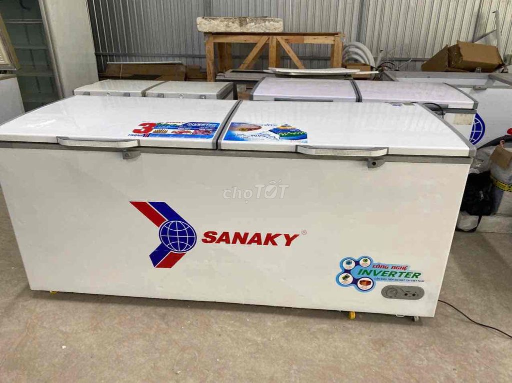 Tủ đông Sanaky Inverter 761L Trắng. Mua bán Tủ lạnh tại Quận Cái Răng Cần Thơ được đăng bởi Điện Lạnh Hữu Tài hình 1