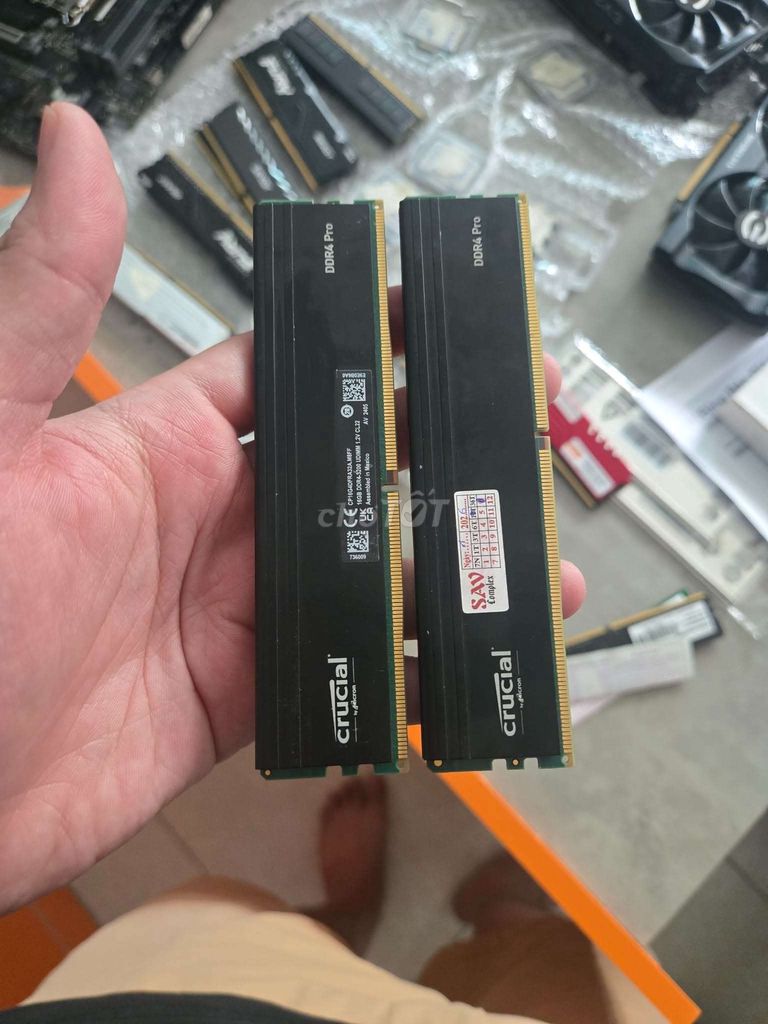 RAM Crucial DDR4 Pro 32GB 3200MHz. Mua bán Linh kiện (RAM, Card...) tại Quận Hoàng Mai Hà Nội được đăng bởi Abcxyz 1 hình 1