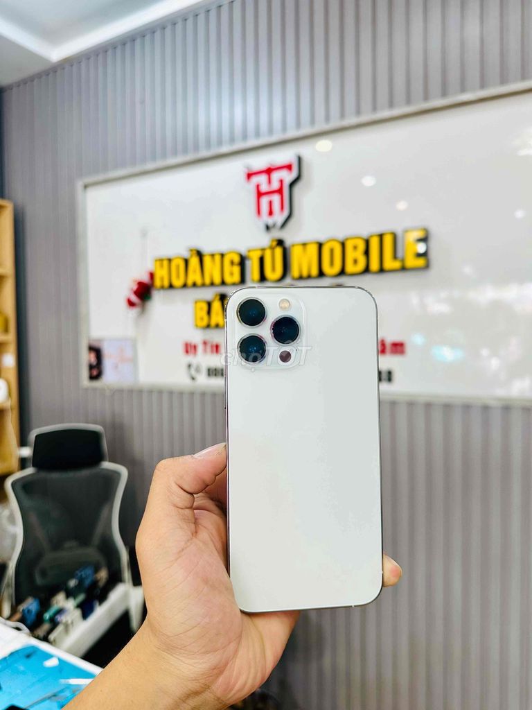 Apple iPhone 13 Pro Max 128GB Trắng. Mua bán Điện thoại tại Quận Liên Chiểu Đà Nẵng được đăng bởi Hoàng Tú MB hình 1