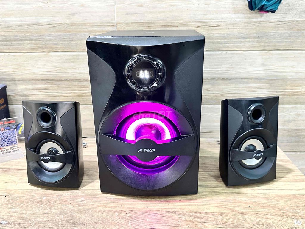Loa vi tính F&D 2.1 Đen blutooh đại. Mua bán Tivi, Âm thanh tại Quận Ngũ Hành Sơn Đà Nẵng được đăng bởi Âm thanh cũ đà nẵng hình 1