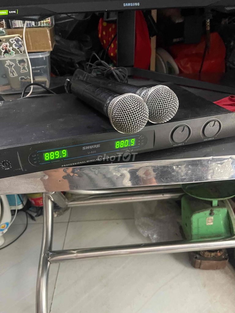 micro shure U820 zin tem hát tốt. Mua bán Tivi, Âm thanh tại Huyện Bình Chánh Tp Hồ Chí Minh được đăng bởi ĐỒ CỦ SÀI GÒN hình 1