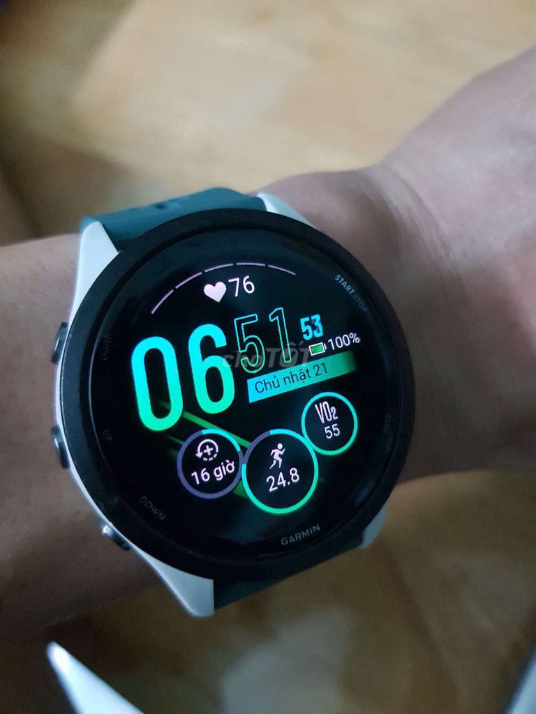 Garmin Forerunner 265 Trắng. Mua bán Thiết bị đeo thông minh tại Quận Bình Thạnh Tp Hồ Chí Minh được đăng bởi ST hình 1