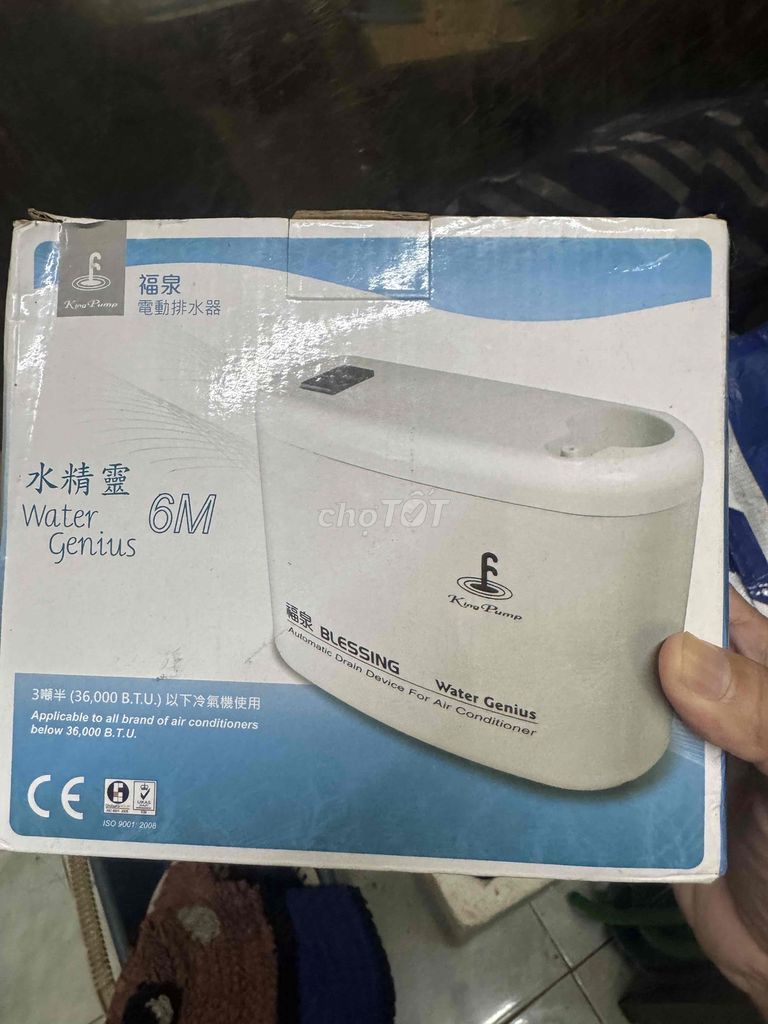 Bơm nước xả King Pump Water Genius. Mua bán Máy lạnh, điều hoà tại Quận 3 Tp Hồ Chí Minh được đăng bởi Quang Do hình 1
