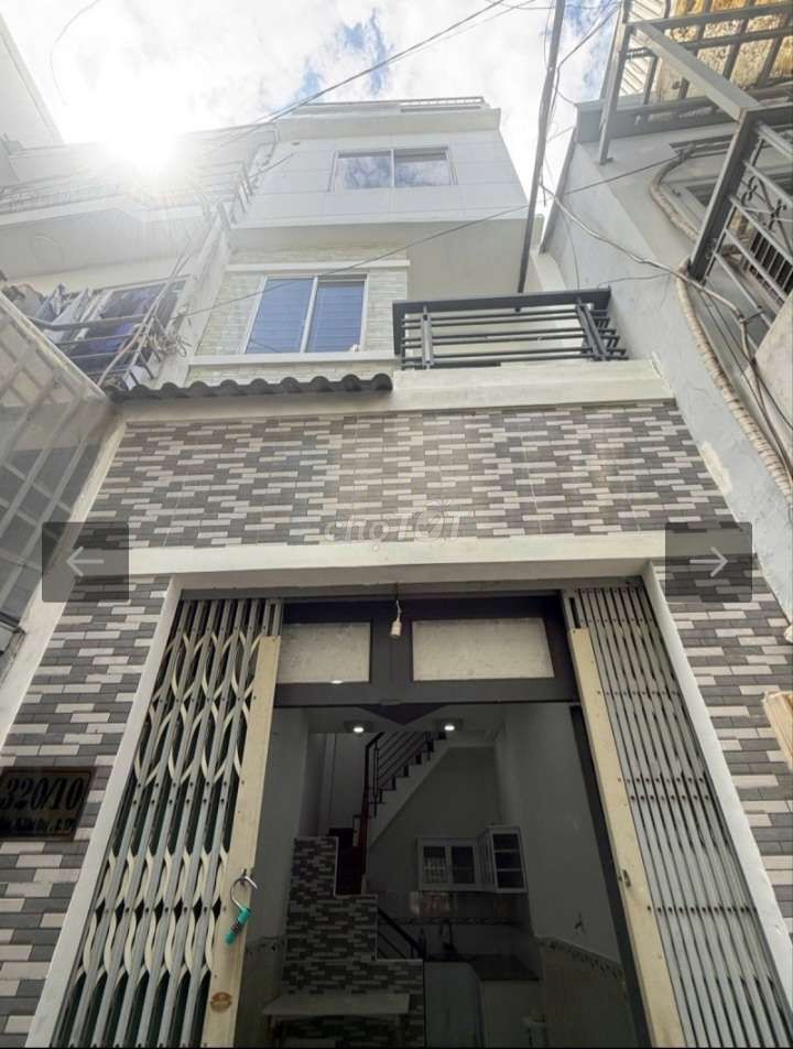 Gò Dầu Tân Quý Tân Phú Hẻm Xe Hơi 22m2 Kết Cấu 4 Tầng Giá TL 3.8 Tỷ 